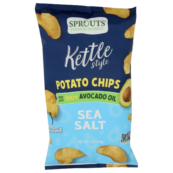 Sprouts Farmers Market Kettle Style Potato Chips Made With 100% Avocado ...