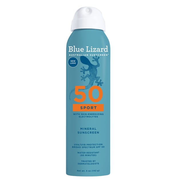 Blue Lizard Australian Sunscreen Sport Mineral Sunscreen Spray Lab Test ...