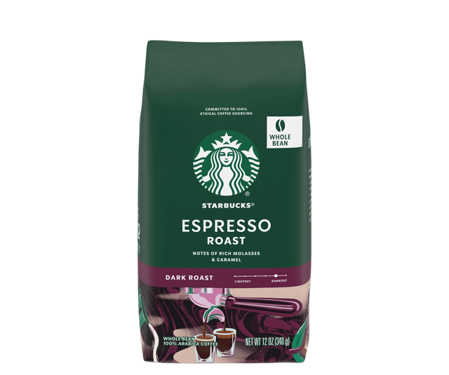 Starbucks Espresso Roast Whole Bean 100% Arabica Coffee: Pesticides ...