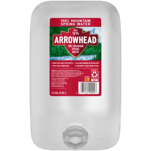 Arrowhead Mountain Spring Water Gallon: Water quality report — Lab ...