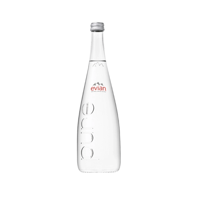 Evian Spring Water Glass Bottle Lab Test Results & Quality Report | Oasis