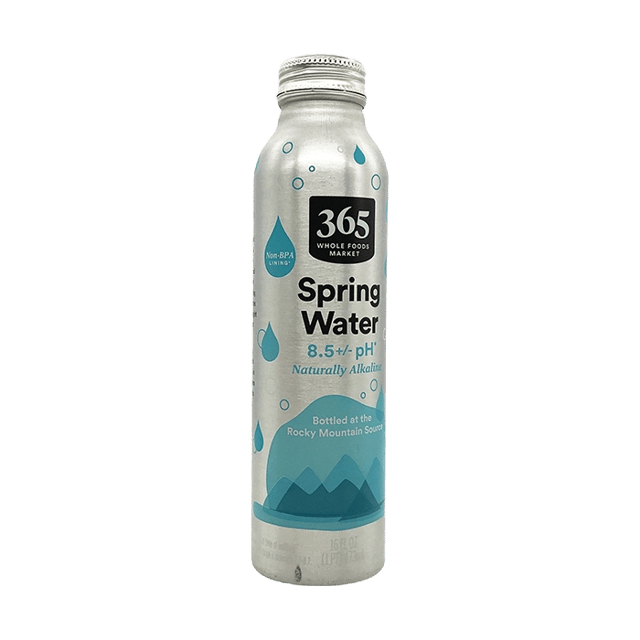 365 Whole Foods Spring Water Plymouth Plastic Bottle: Water quality ...