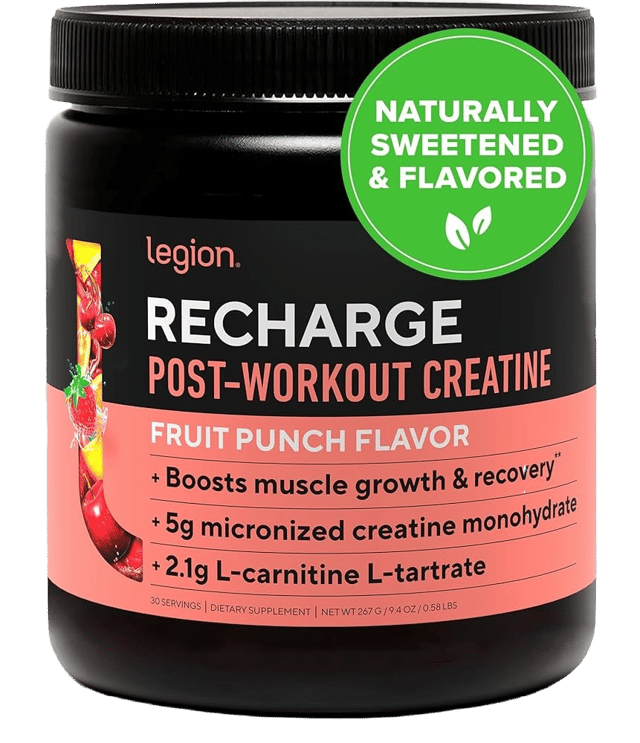 Legion Recharge Post-Workout Creatine Fruit Punch Flavor: Accuracy and ...